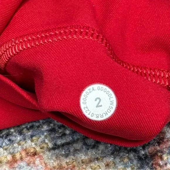Lululemon Swift Speed High-Rise Tights leggings in red size 2 - Picture 4 of 15